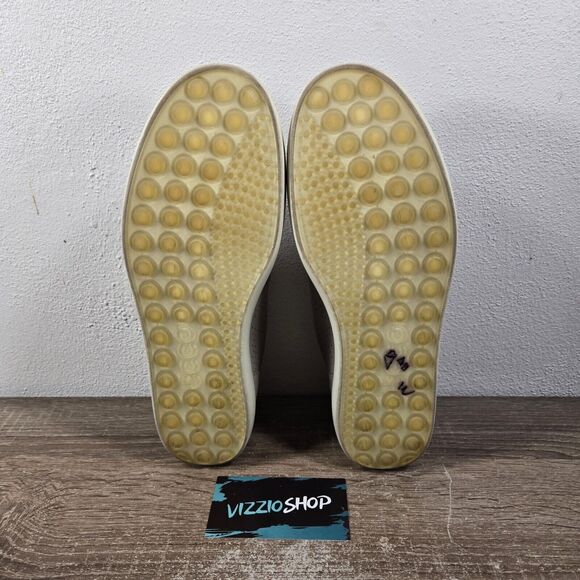 Ecco Soft 7 Perf Low Top Lace Up Gray Sneakers Women's 8/8.5 EUR 39 - Picture 6 of 9